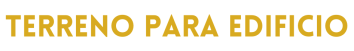 Terreno para edificio
